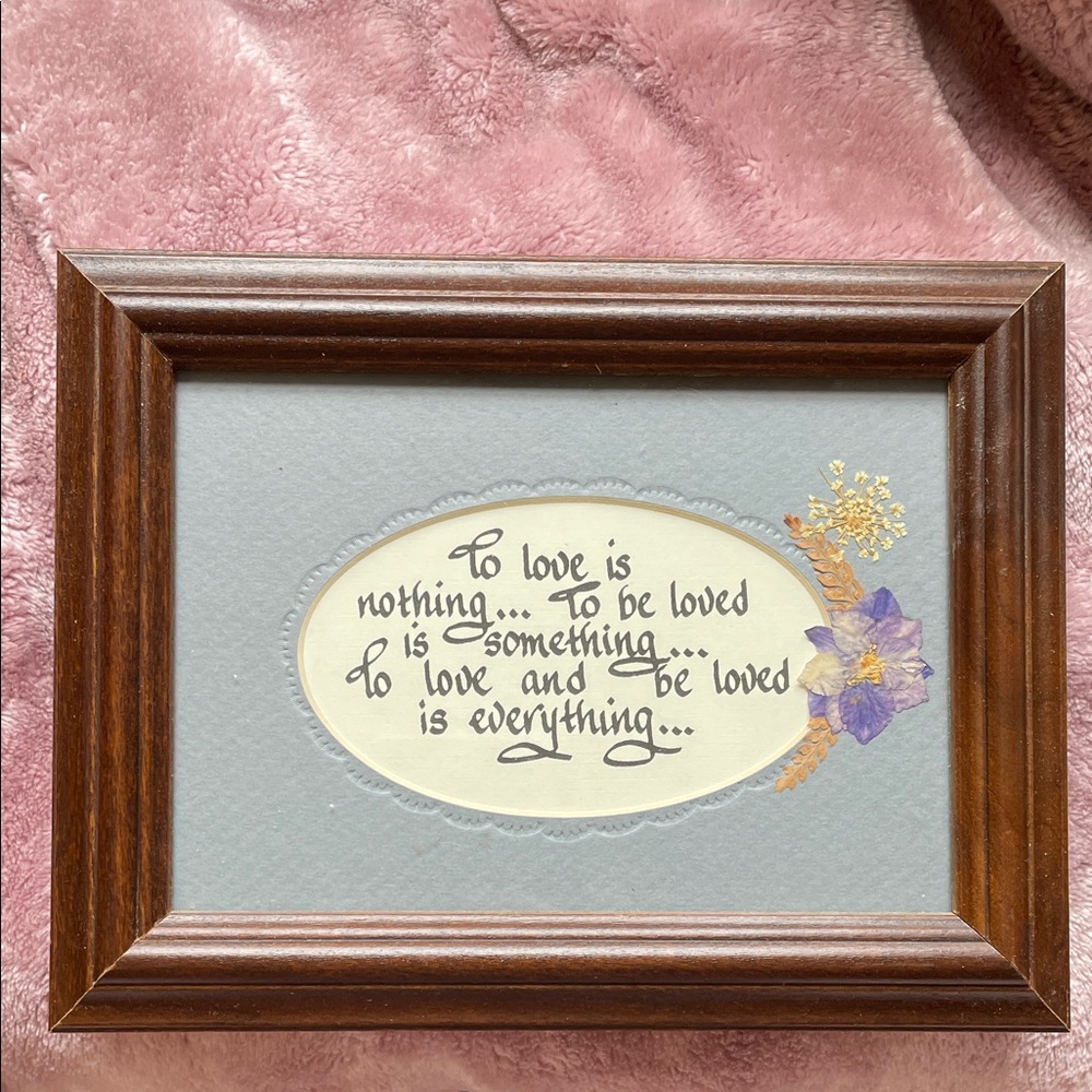 Framed Inspirational Quote Art. Alice Moore Gallery